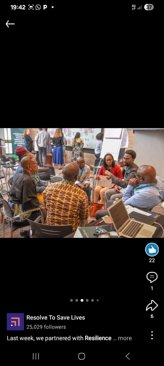 Community group gathered for a health discussion