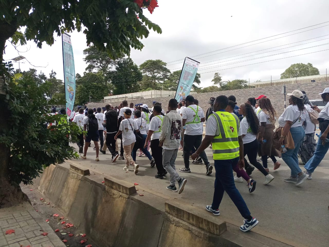 Solidarity walk during the continental conference